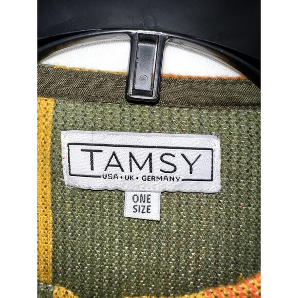 Tamsy Sweater Women’s One Size Fits All Multicolor Long Sleeve Polyester Blend - Picture 3 of 5